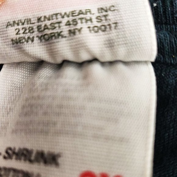 Vintage 1990s Anvil Wolf Run Alaska Men's T-Shirt 2X - Picture 5 of 6